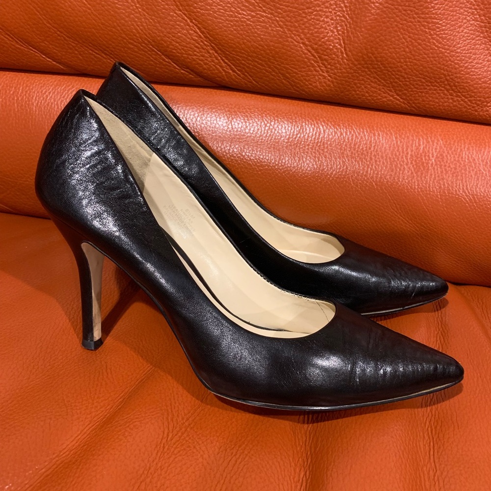 Nine West Flax Pumps, black leather